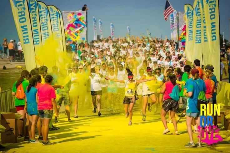 Berolahraga Sembari Mengagumi Kemegahan Candi Prambanan di Prambanan Jogja Color Run Festival