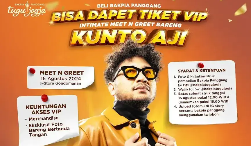 UNDANGAN EKSKLUSIF MEET AND GREET BARENG KUNTO AJI