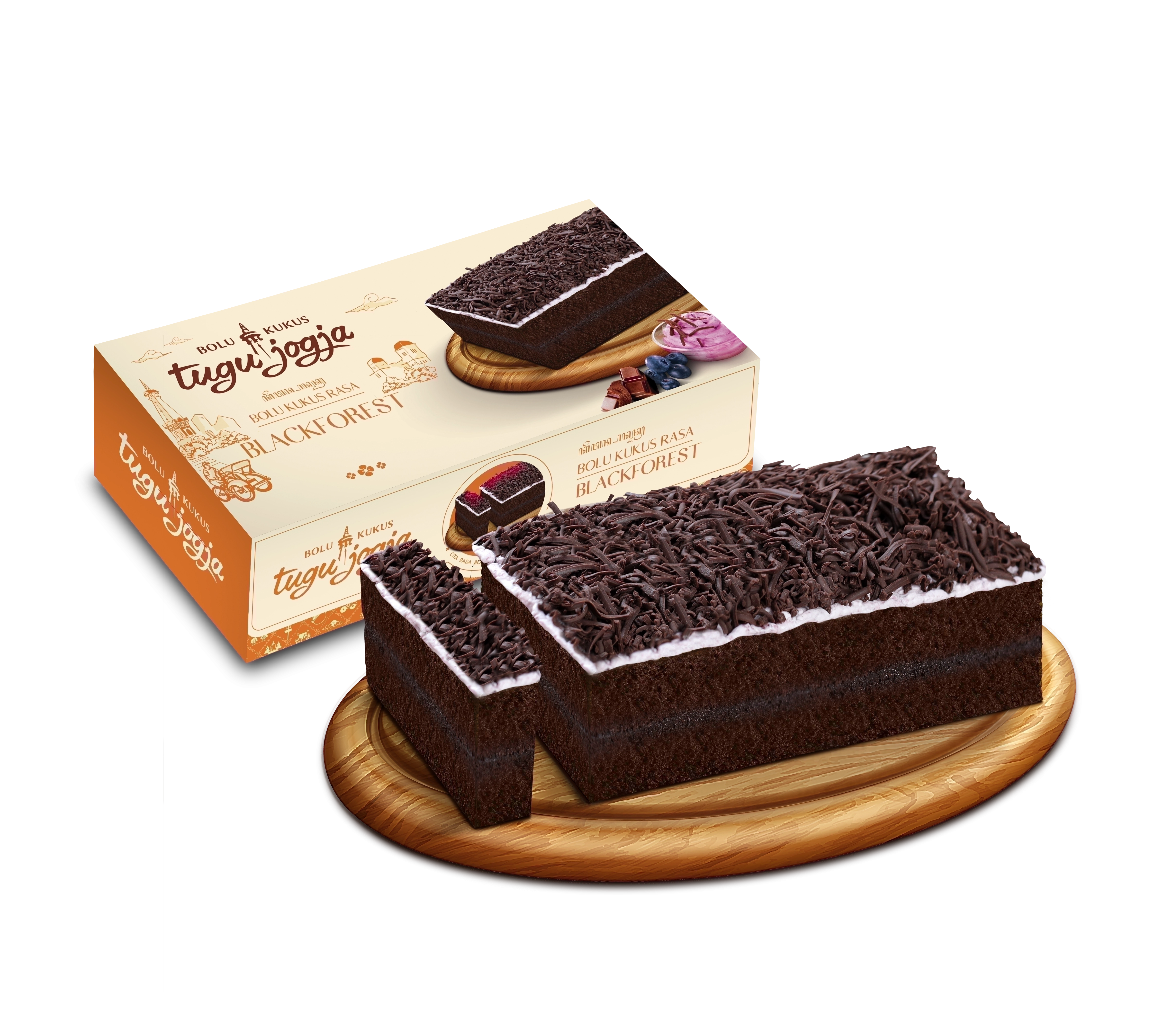 Bolu Blackforest Reguler Pack (550 gram)