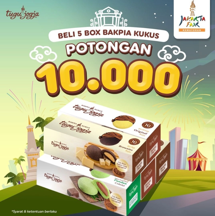 Bakpia kukus tugu jogja