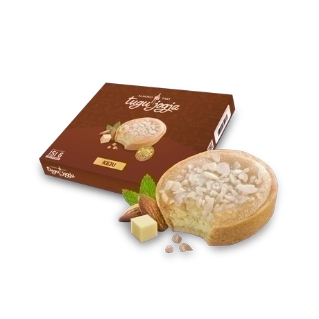 Almond Tart Keju (Isi 6 Pcs)